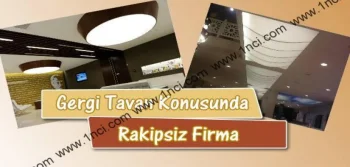 Gergi Tavan Konusunda Rakipsiz Firma