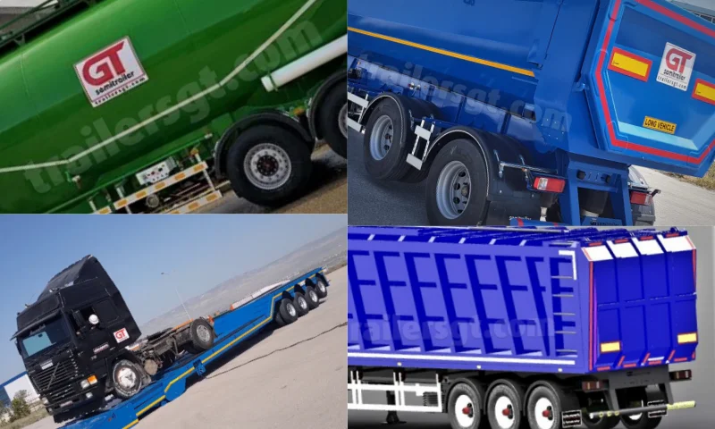 Tipper Semi Trailers Araçları